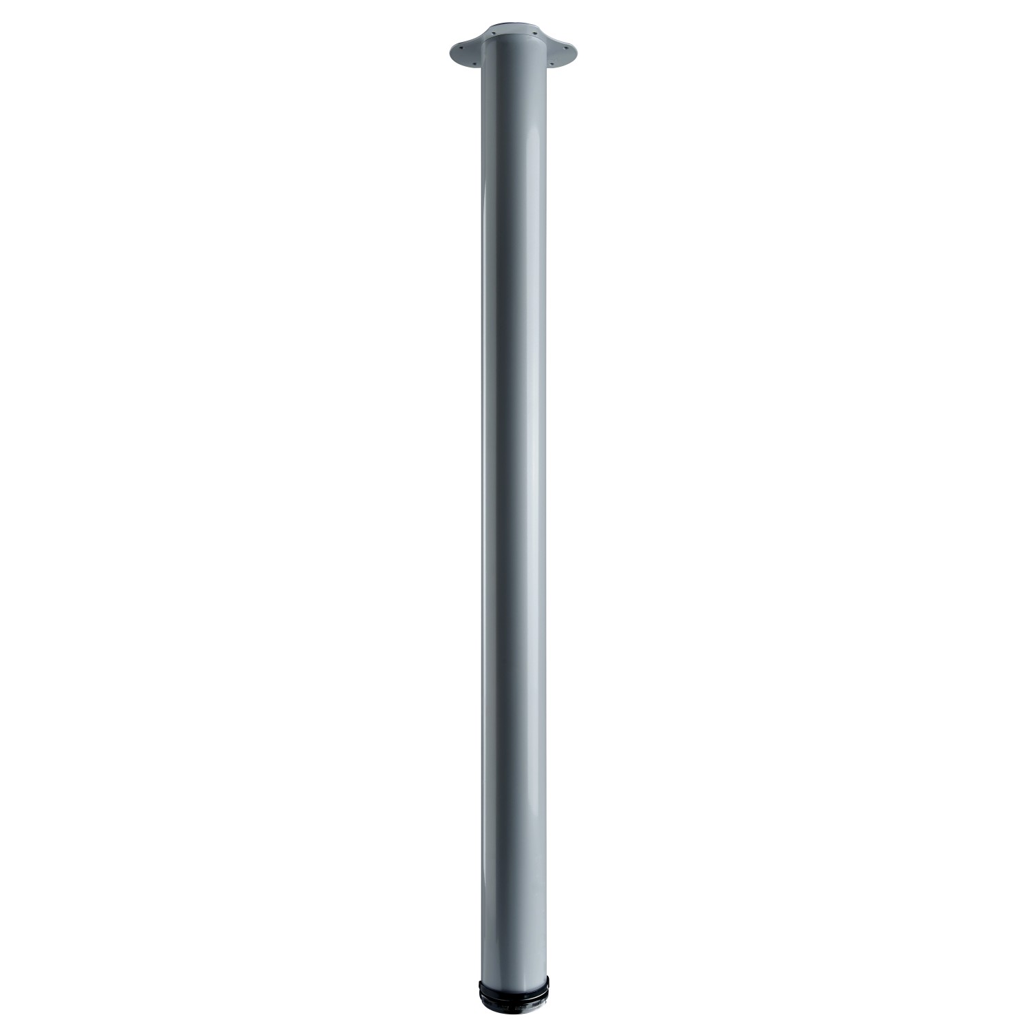 Hettich Noha stolu 75 mm x 1100 - 1130 mm se vzhledem hliníku