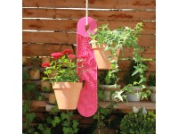Gardenguard Závěsný držák květináčů 10 cm x 50 cm křiklavě růžový