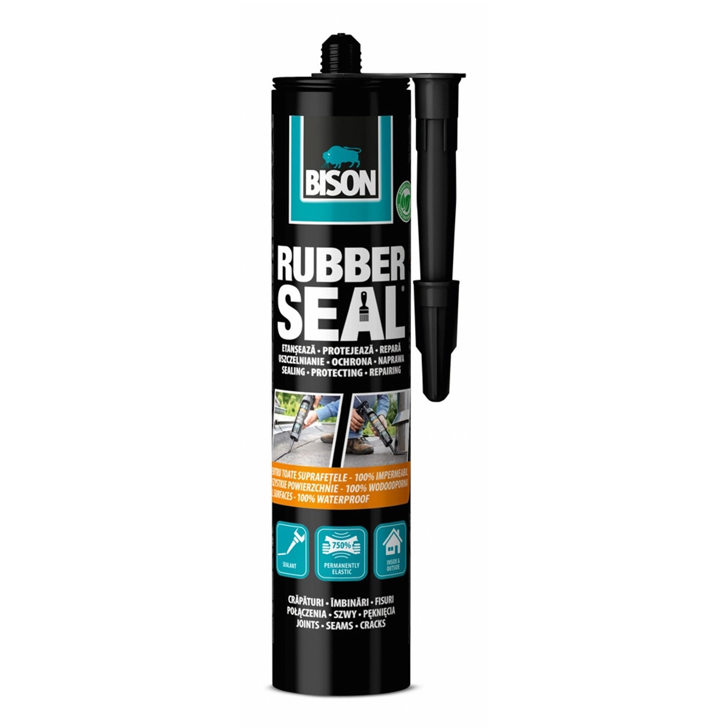 BISON Bitumenový nátěr RUBBER SEAL 310 g