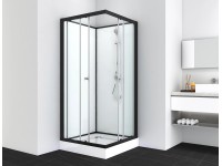 Sanotechnik Kompletní sprchový kout Uni PS15B, čtverec, 90 x 90 x 204 cm