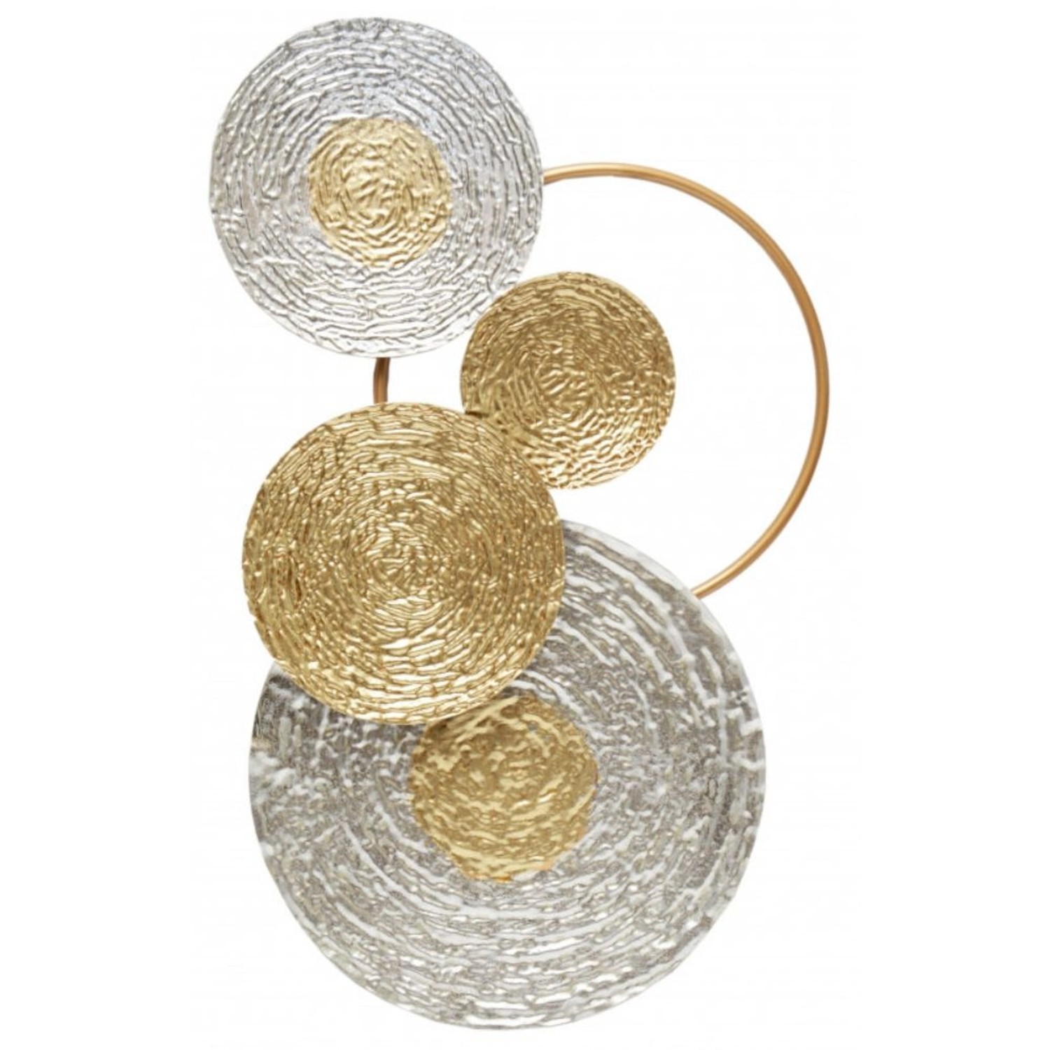 FALC Nástěnná kovová dekorace 3D 21SMA0249, 45 x 70 x 5 cm