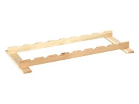 OBI Dřevěná police na lahve, sada 2 ks