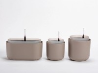 Plastia Samozavlažovací truhlík Tolita taupe pr. 16,6 cm