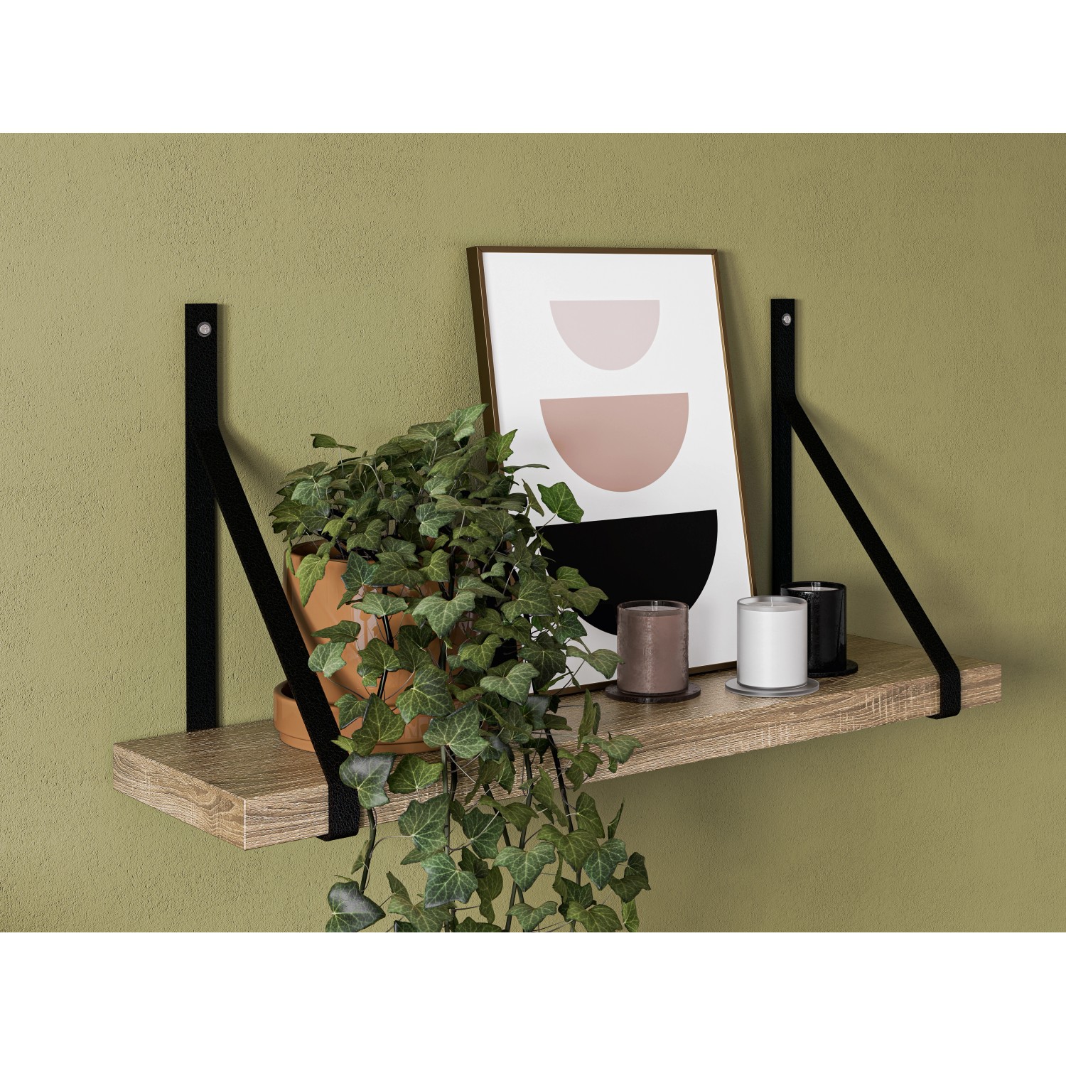 Kožený řemínek sada, černá