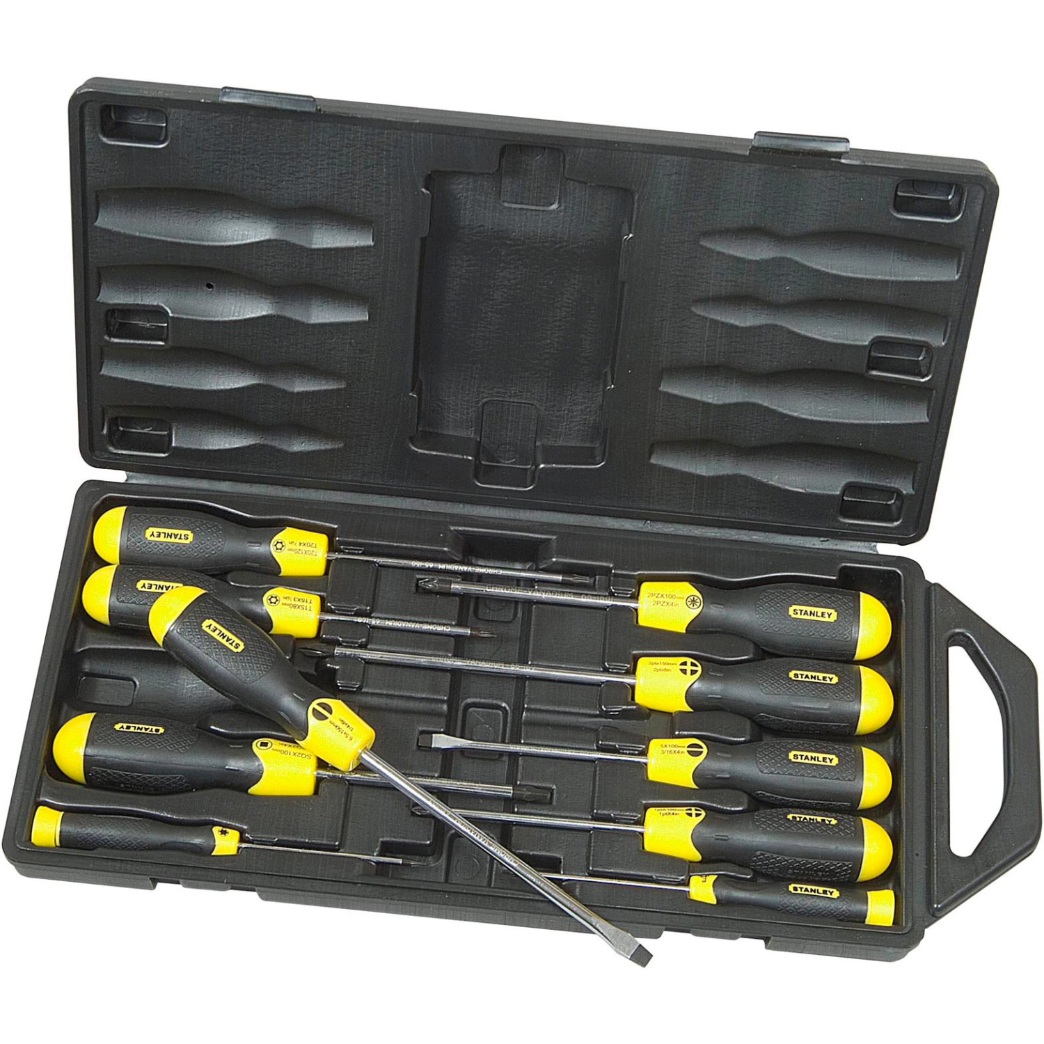 Stanley Sada šroubováků CushionGrip 2-65-014, 10dílná