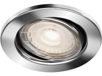 BRILONER Vestavné LED svítidlo chrom, GU10 5W 460lm 3000K pr. 86 x 70 mm, 1 ks