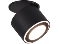 TRIO LED bodové svítidlo TAURUS černé matné 1 x 5 W 450 lm 3000 K pr. 8 x 10 cm