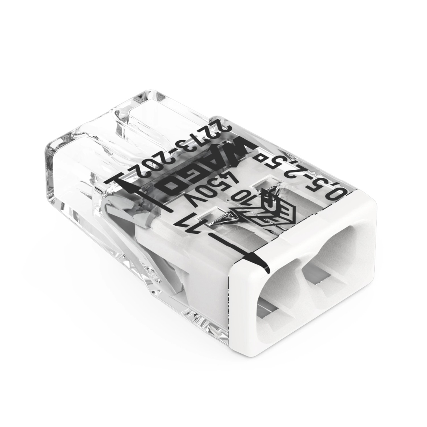 WAGO Instalační svorka 2273 PUSH WIRE 2 plné vodiče, max. 2,5 mm2, 100 ks