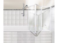 Vanová zástěna 130 cm x 120 cm