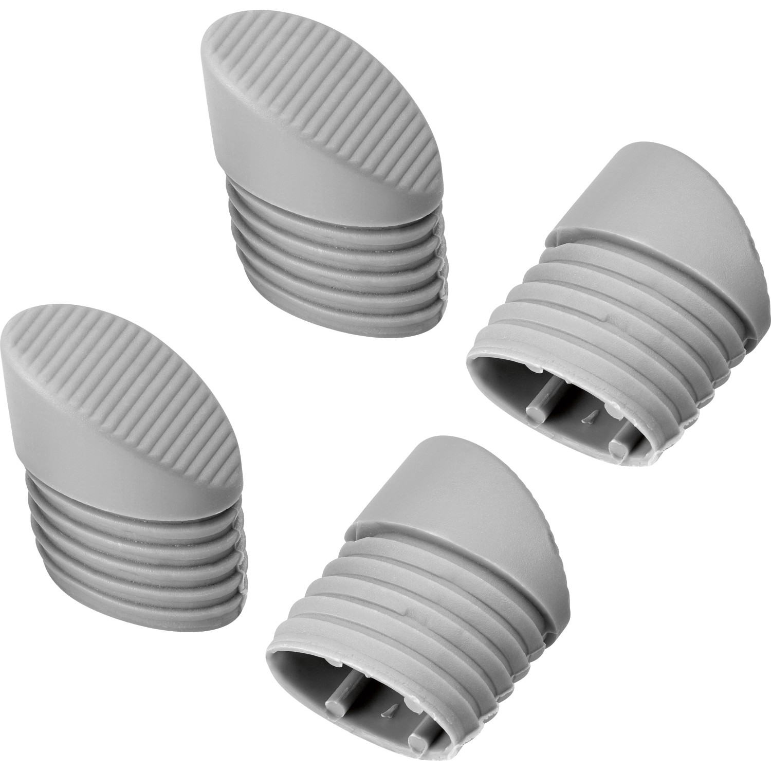 Náhradní krytky nohou pro skládací židli Suriname, 4 ks