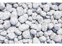 Granitové okrasné oblázky sůl-pepř 25-50 mm 25 kg PE pytel
