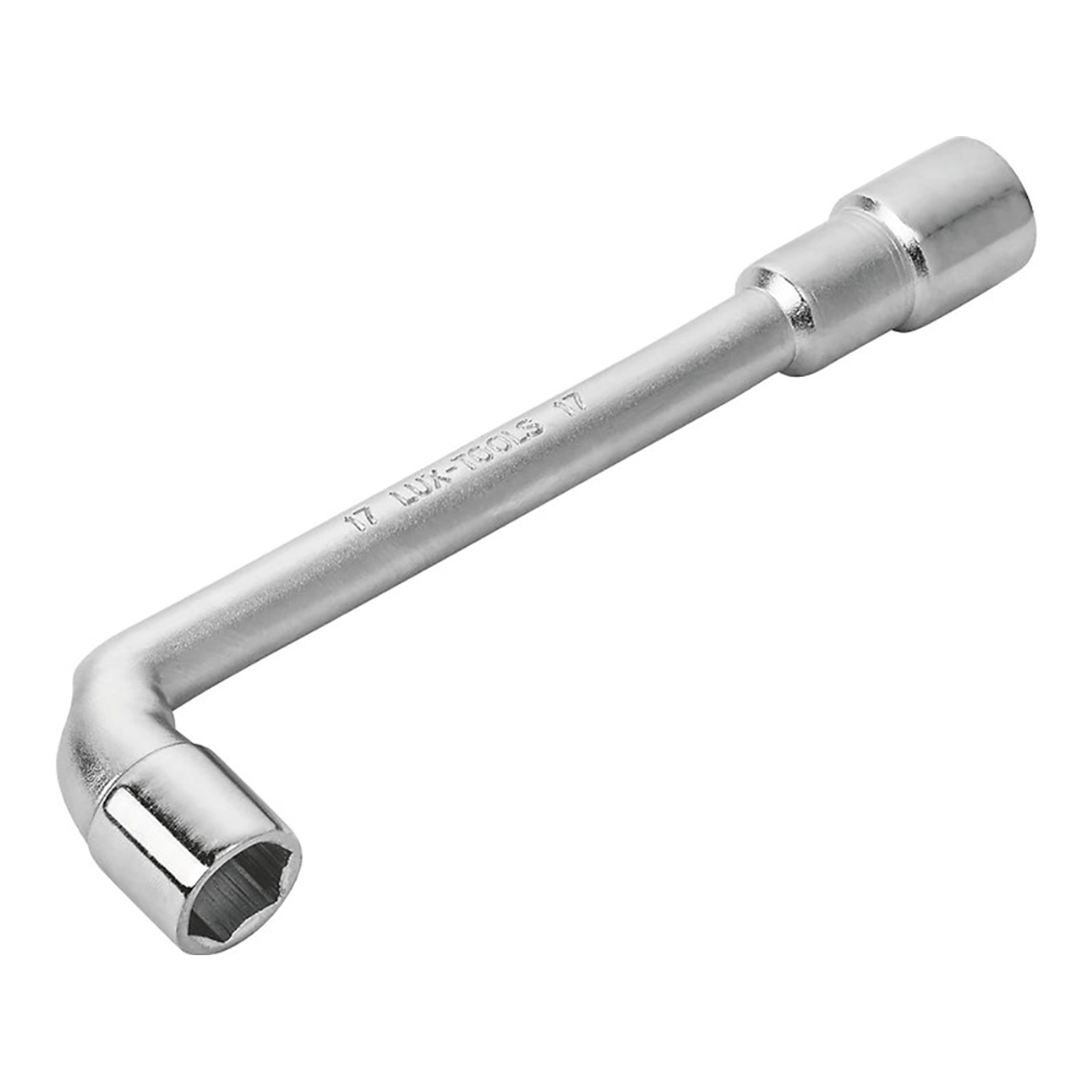 LUX-TOOLS Zahnutý nástrčný klíč oboustranný Classic 17 mm