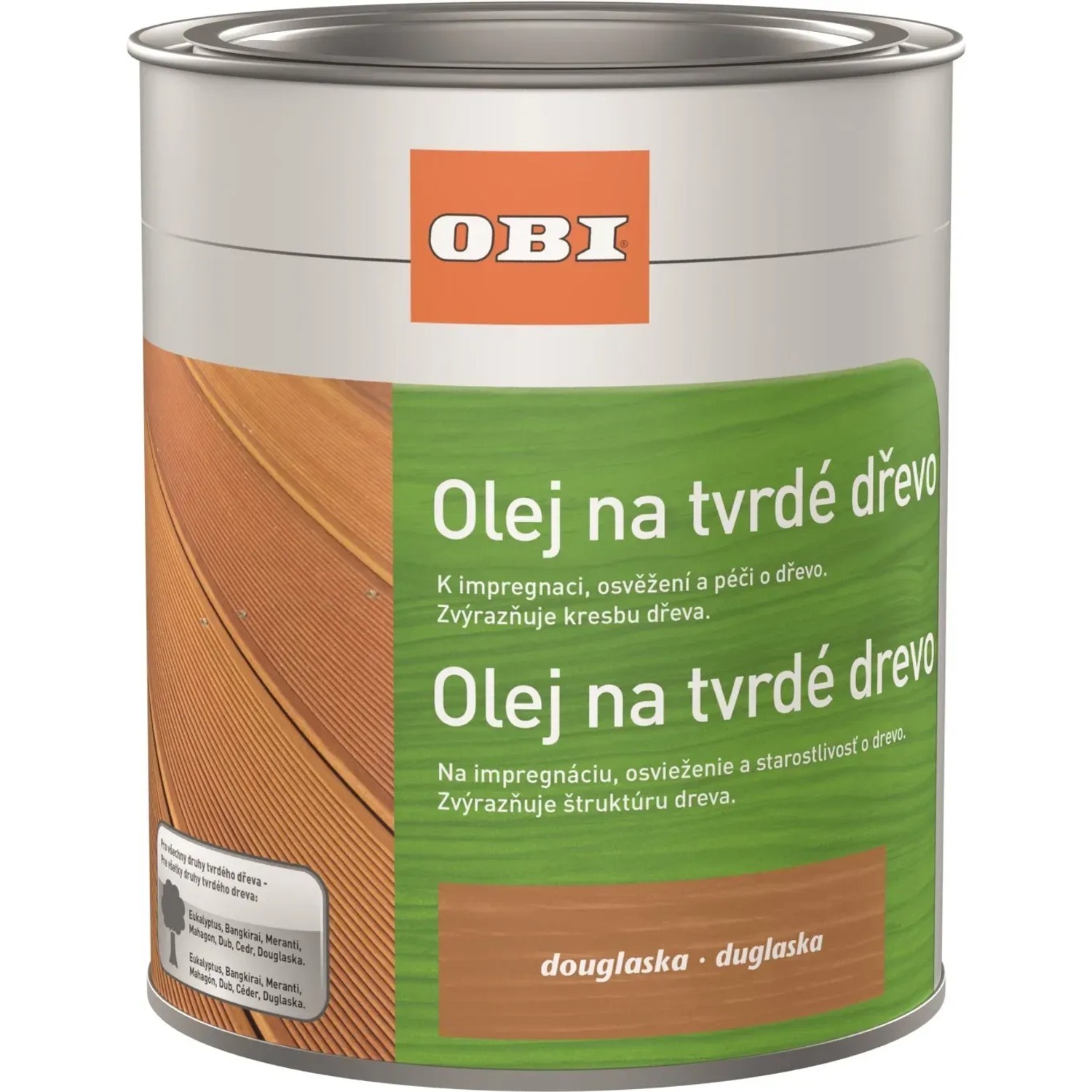 OBI Olej na tvrdé dřevo, douglaska, l 750 ml