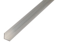 Úhlový profil rovnoramenný stříbrný elox 40 mm x 40 mm x 2000 mm tloušťka 2 mm