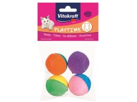 Vitakraft Hračka pro kočky Měkké míčky 4 ks Vitakraft Hračka pro kočky Měkké míčky 4 ks