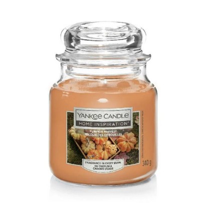 Yankee Candle Home Inspiration Svíčka ve skle střední Pumpkin Harvest 340 g