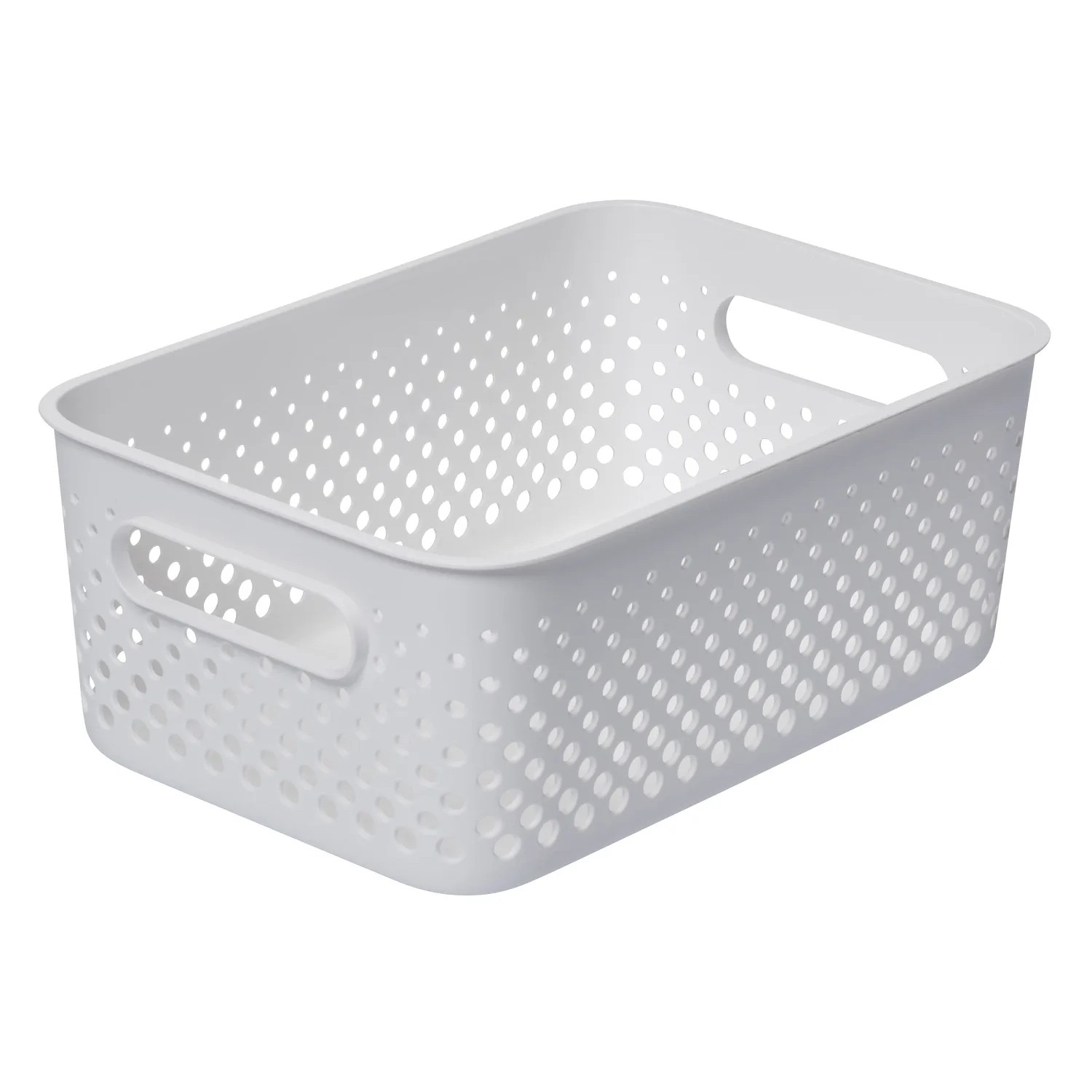 SmartStore Úložný koš Essence M bílý 29,5 x 20,5 x 12 cm, 5,6 l