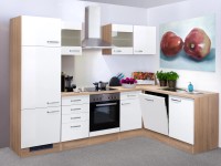 Flex-Well Kuchyně Valero 280x170 cm/typ1-lednice/trouba/var.deska/digestoř/myčka