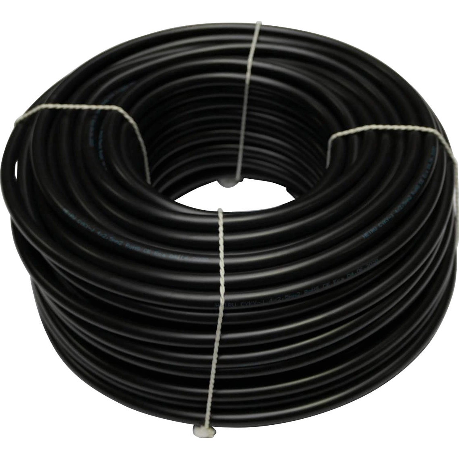 Silový kabel kulatý CYKY-J 4x2,5 mm, černá - metráž