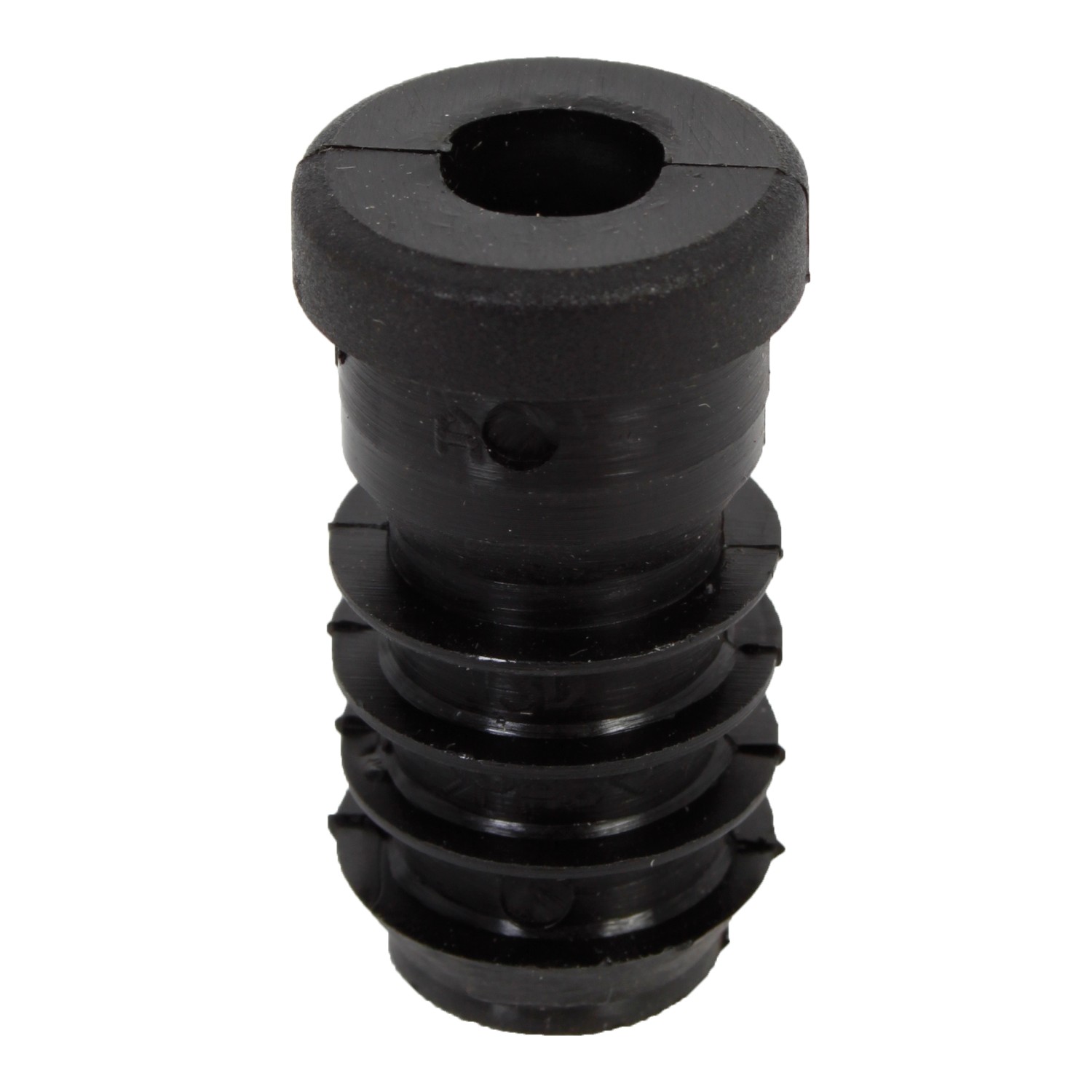 Závitová záslepka pro kruhovou trubku černá závit M8 20 x 20 mm