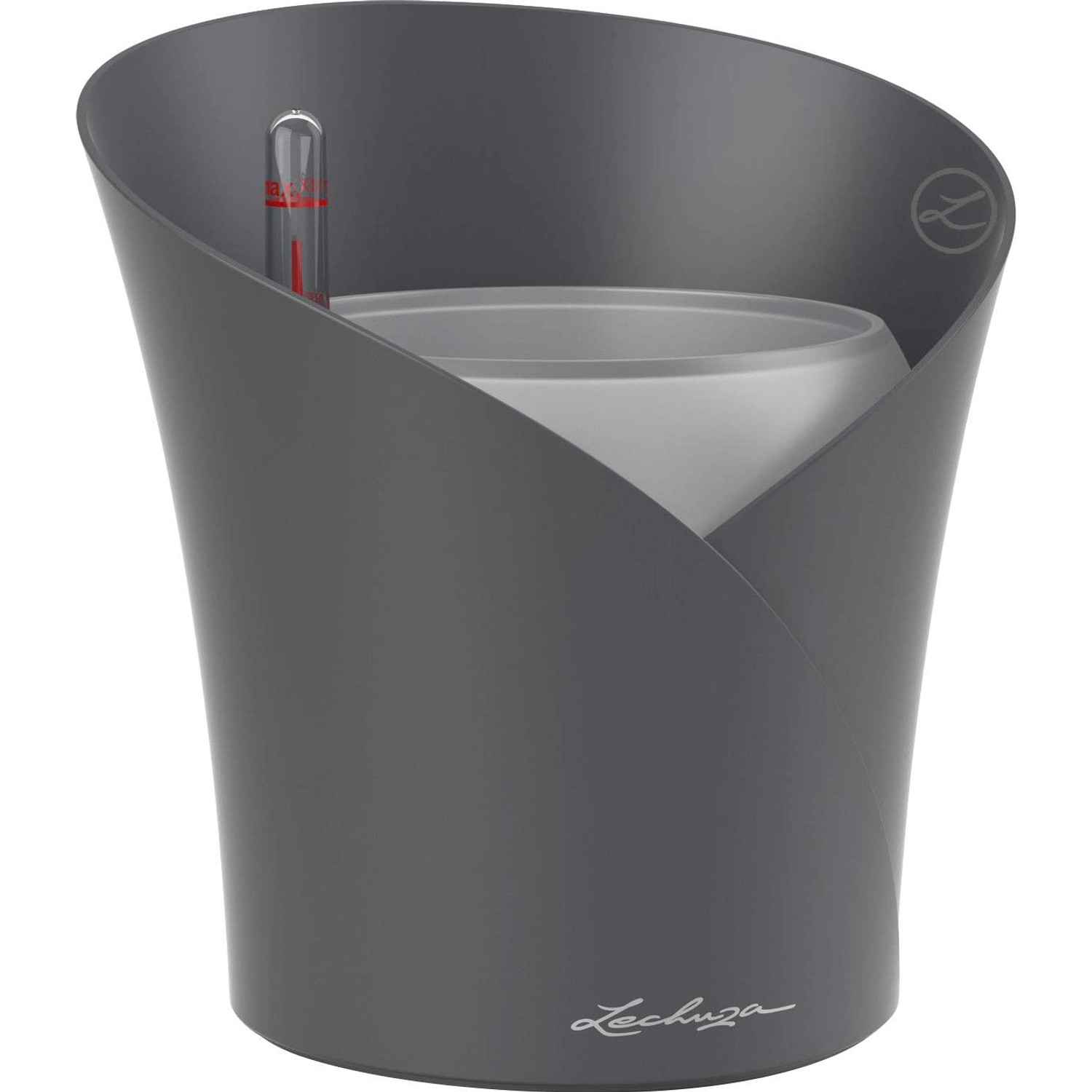 Lechuza Květináč Orchidea Color břidlicový, 183 x 179 x 195 mm