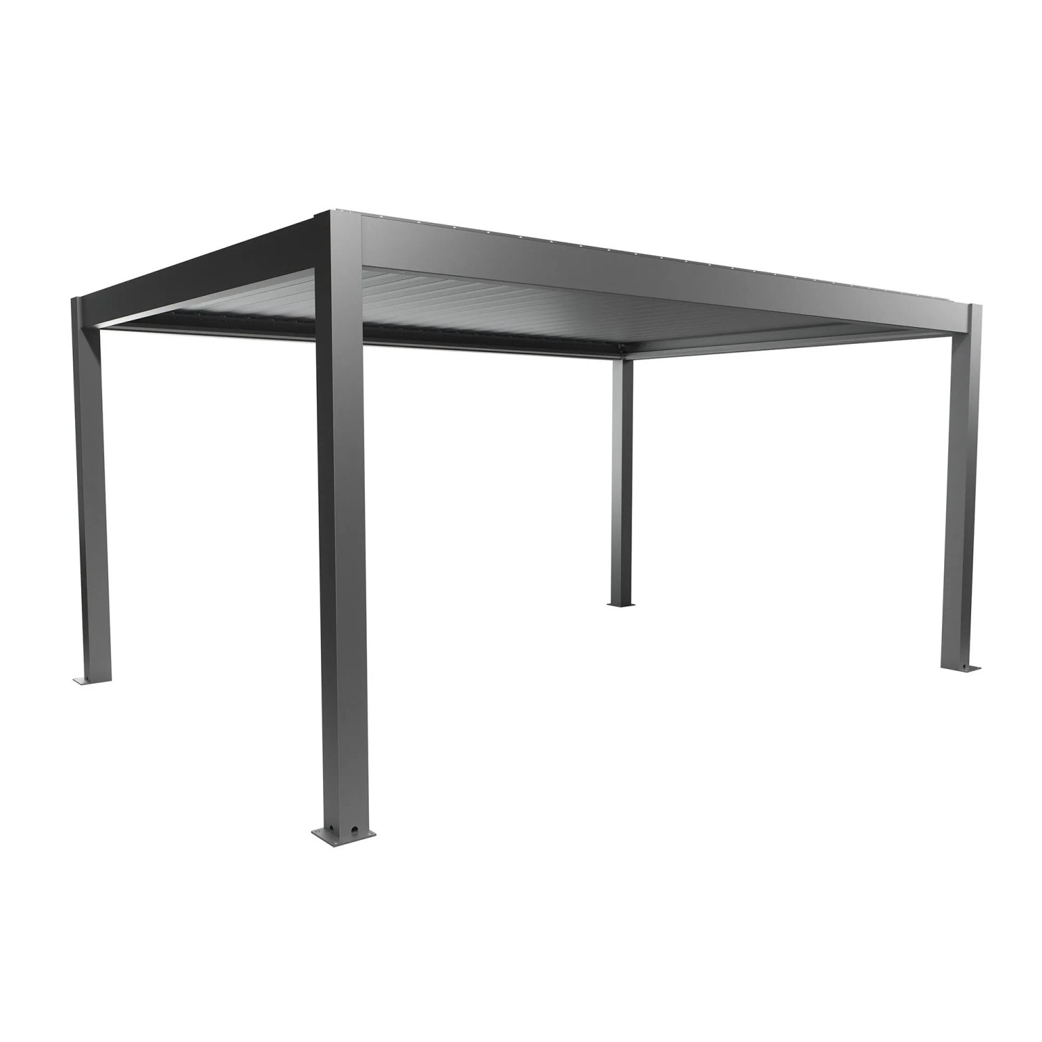 Biohort Pergola 5 x 3,5 křemenově šedá 515,5 x 367,5 cm