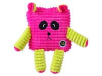 BeFUN Calypso Hračka ve tvaru čtverce pro starší psy, růžová, 12,5 cm