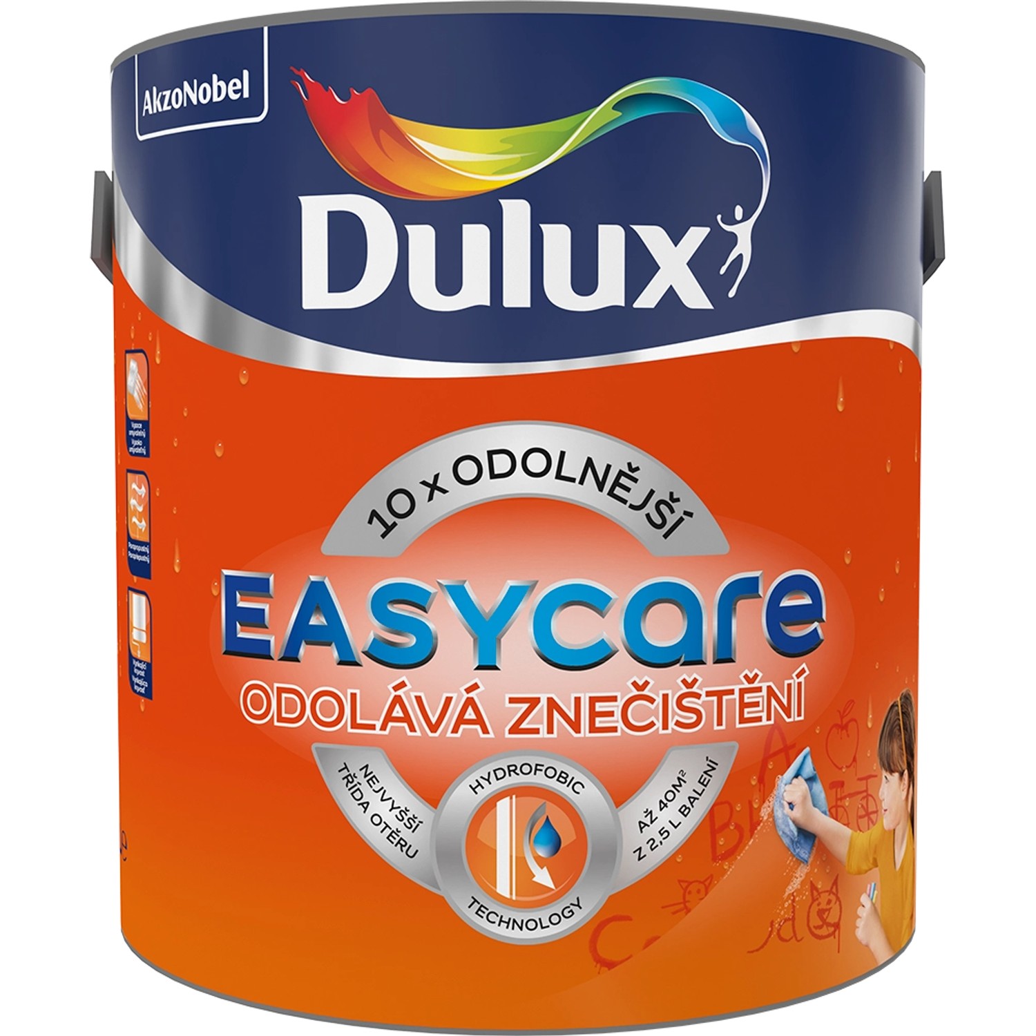 Dulux Interiérová emulzní barva EasyCare bílý mrak 6,5 kg