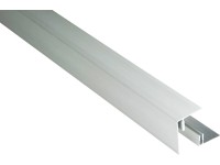 Kovalex Boční zakončovací lišta pro prkna WPC hliníková 2500 x 64 x 48 mm