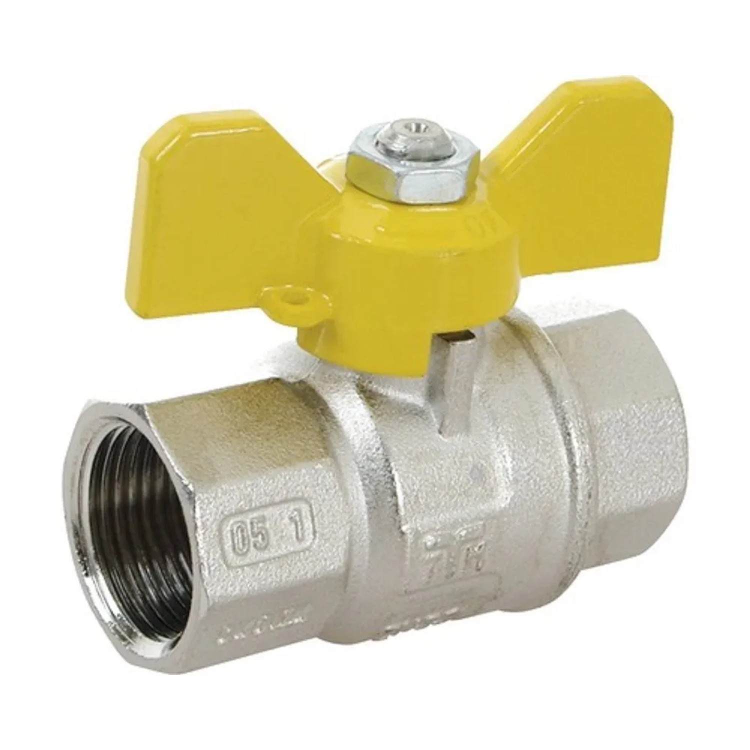 Kulový ventil plnoprůtokový F3/4" x M1/2"