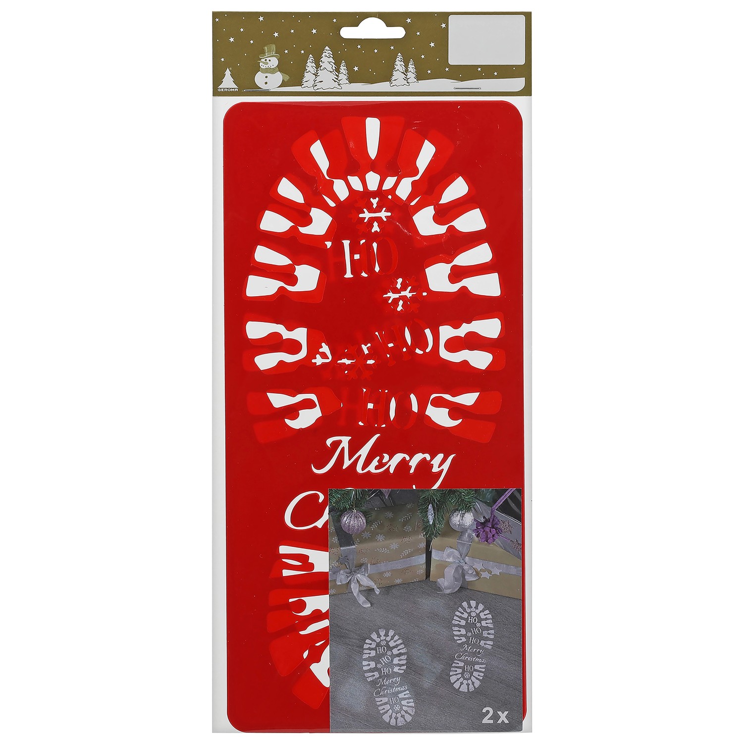 GEROMA Šablony otisků bot 13,8 x 30 cm, 2 ks