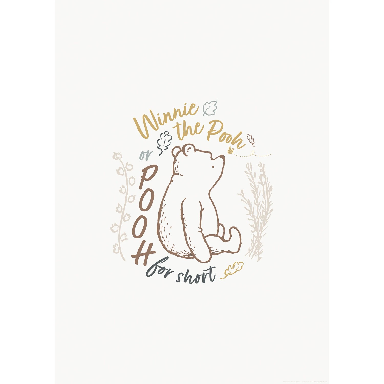 Komar Plakát Disney Winnie the Pooh for Short 50 x 70 cm