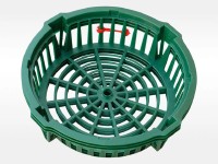 NOHEL GARDEN Košík na cibuloviny tmavě zelený, 22 cm, 3 ks