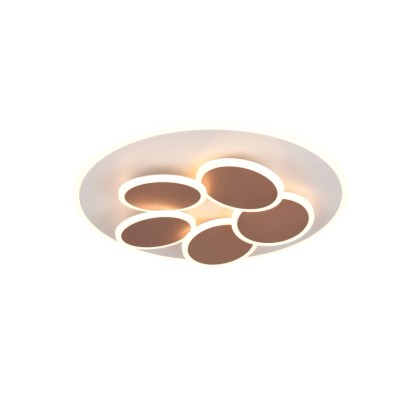 Trio Stropní LED svítidlo Mandala, 35W, 2700-6500K, teplá šedá, pr. 49 cm