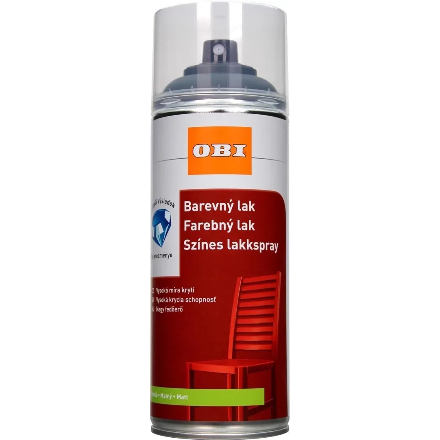 OBI Lak ve spreji matný RAL 7016 antracitová šedá 400 ml