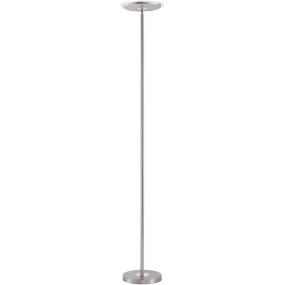 SellTec Stojací LED lampa osvětlující strop Hans, 3000K, ocelová, pr.28 x 190 cm