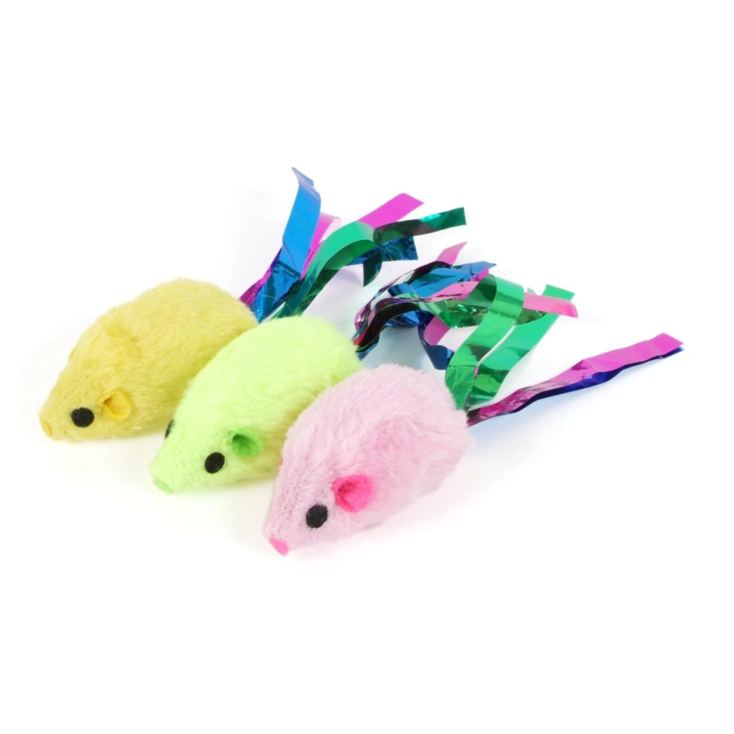 Olala Pets Myška se stuhou 8 cm, 3 ks