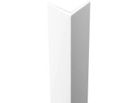 Arcansas Úhlový profil PVC bílý matný 10 x 10 x 1000 mm Arcansas Úhlový profil PVC bílý matný 10 x 10 x 1000 mm