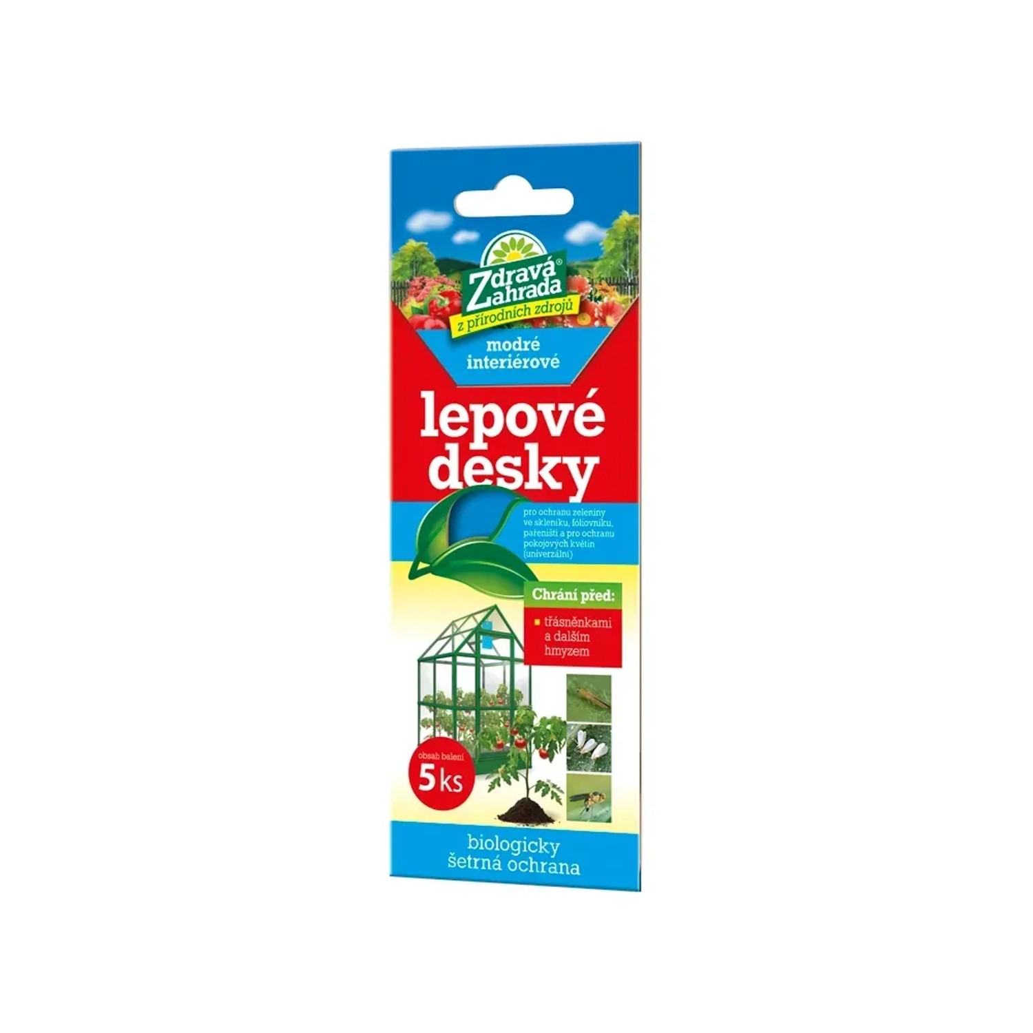 Zdravá zahrada - lepové desky (modré, interiérové)