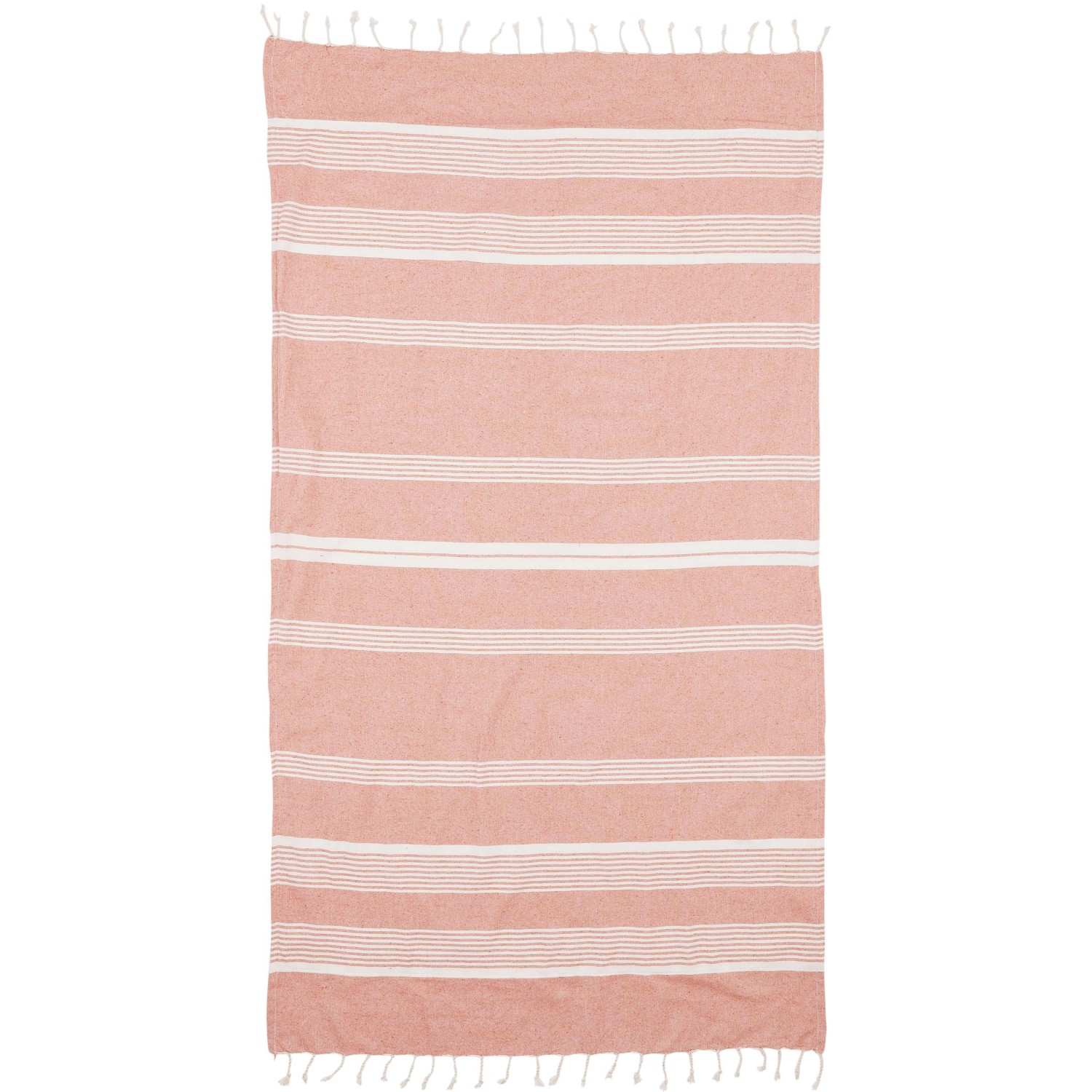 In the Mood Plážová deka s třásněmi, oranžová, 160 x 90 cm