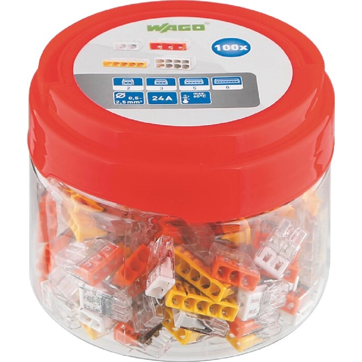 Wago Svorky v boxu 100 ks