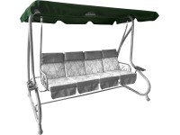 Střecha pro 4místnou hollywoodskou houpačku Talca, tmavě zelená, 145 x 257 cm