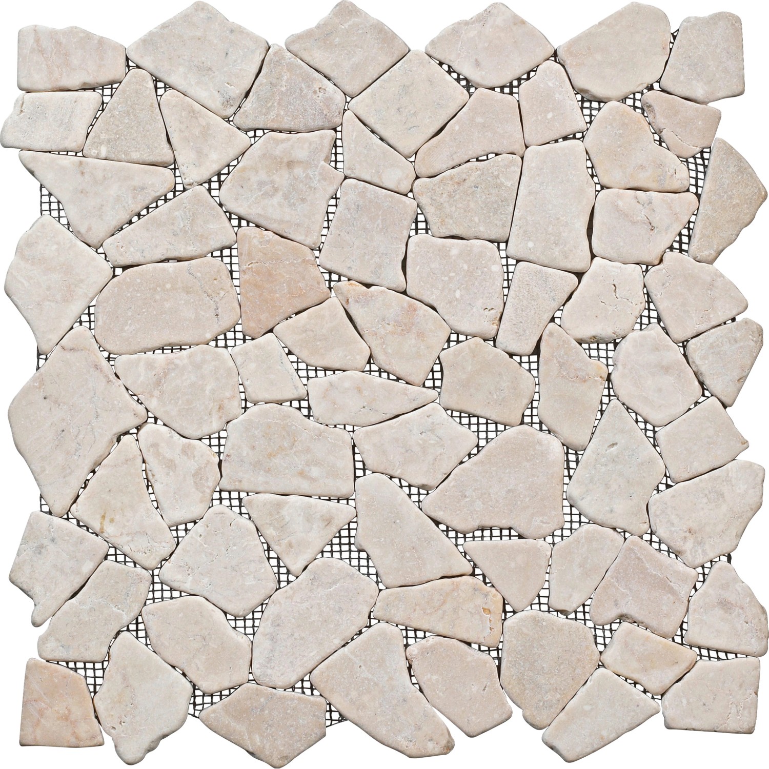 Euro Stone Kamenná mozaika Poly Biancone 30,5 x 30,5 cm