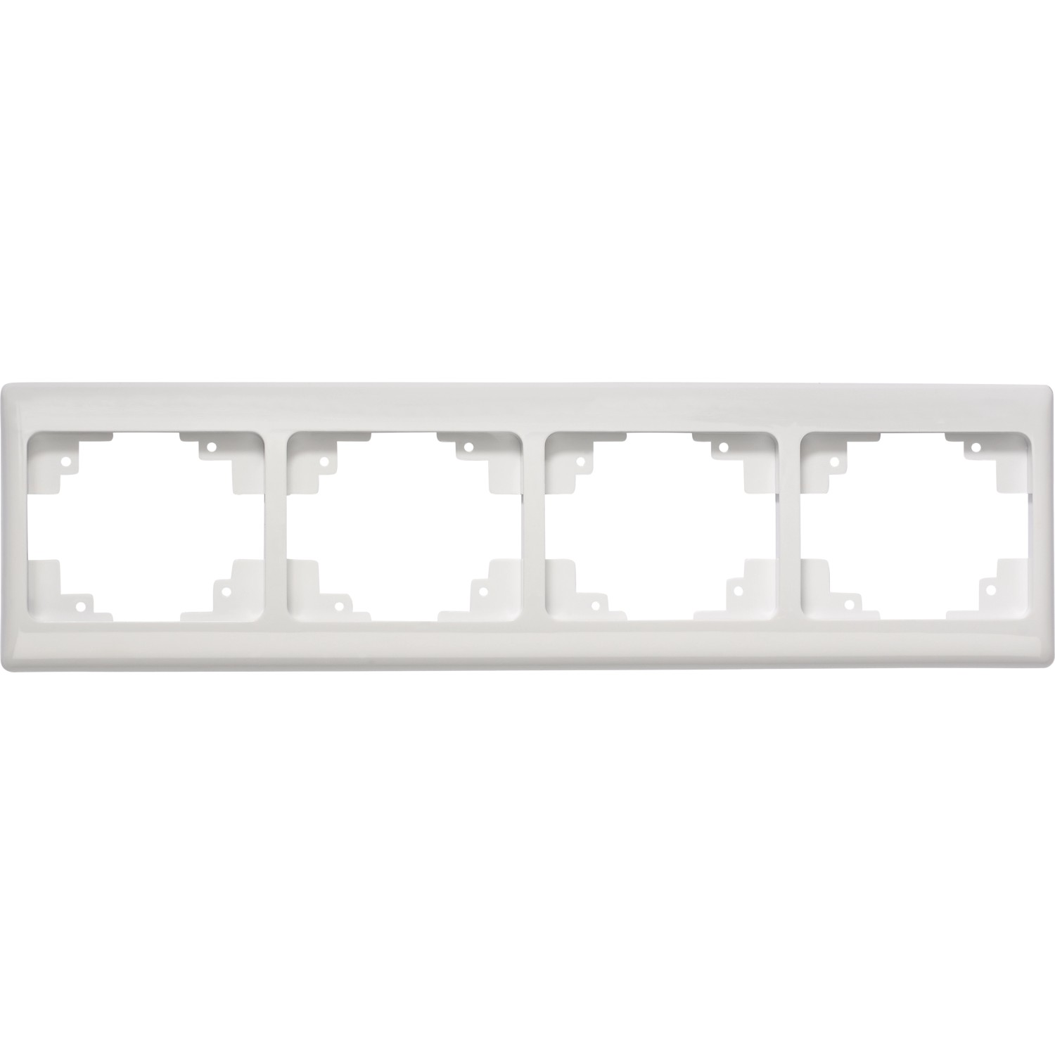 OBI Krycí rámeček Rea čtyřnásobný polárně bílý vodorovný