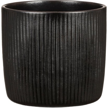 Scheurich Obal na květináč Solido Linea 909 Ebano, pr. 15 cm