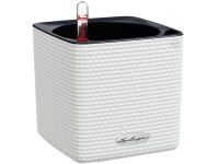 Lechuza Samozavlažovací květináč CUBE Color 14 bílá, 14 x 14 x 13,5 cm