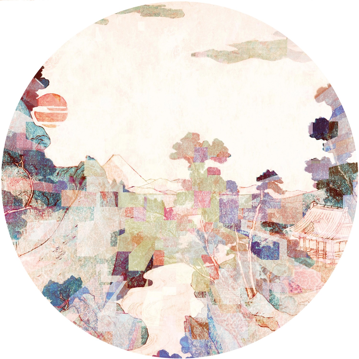 Komar Samolepicí vliesová fototapeta Dot Impression pr. 125 cm