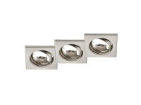 Trio Vestavné svítidlo Jura 3 x GU10, matný nikl 80 x 80 x 70 mm