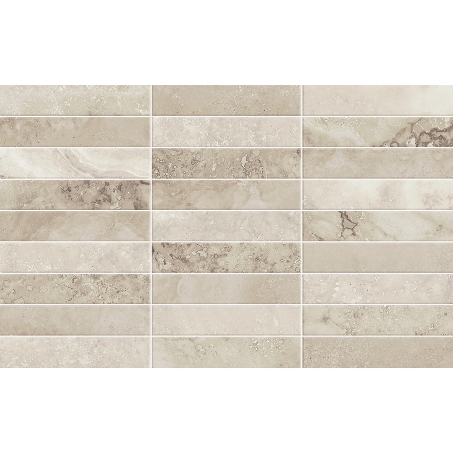 Dekorativní obklad CCR208-1 Toscana Cream Mosaic 25 x 40 cm