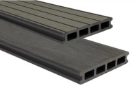 Gutta WPC terasové prkno Guttadeck 3D světle šedá 25 x 140 x 4000 mm